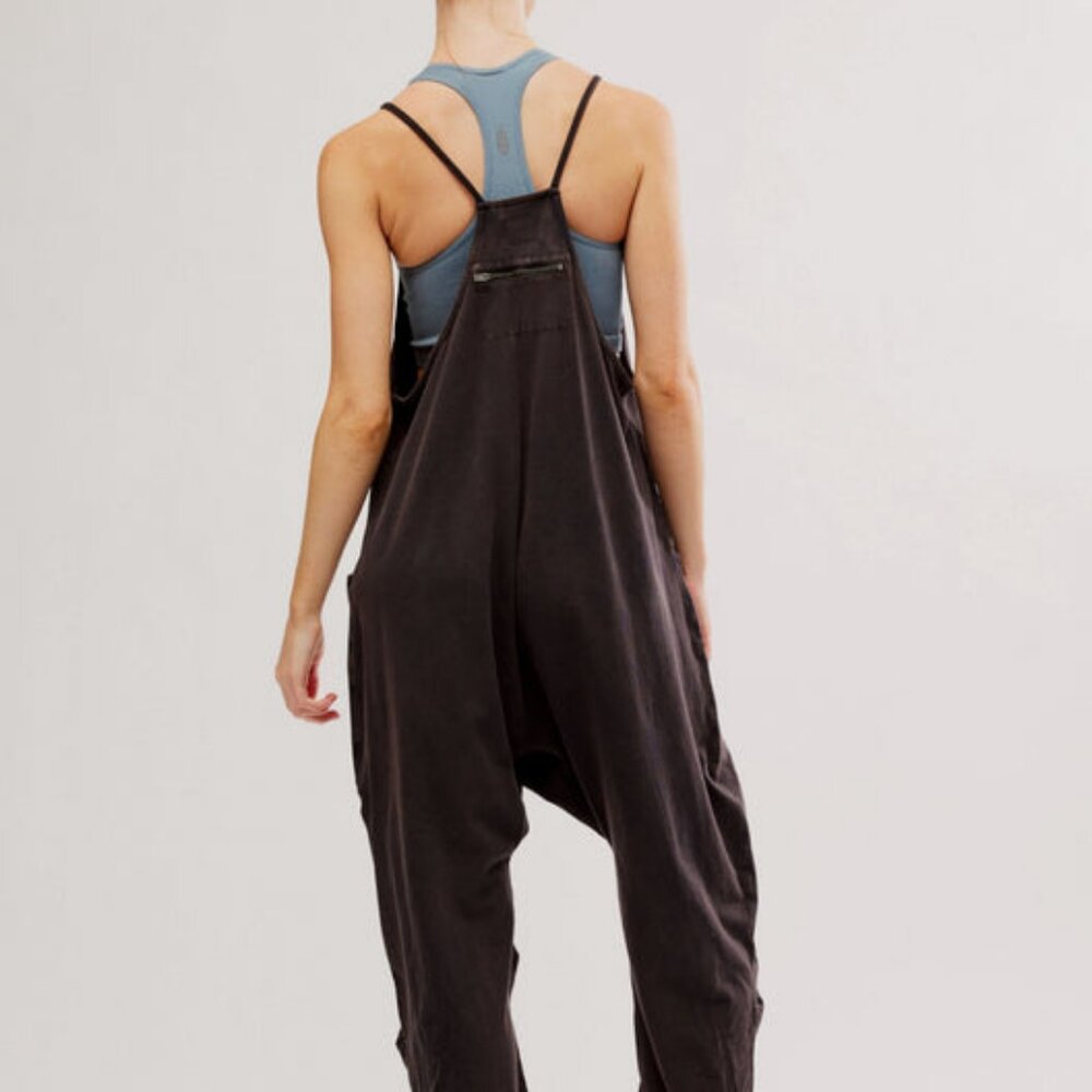 NWT Free People Movement Hot Shot Onesie in color Washed Black - Picture 3 of 6